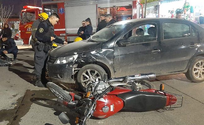Accidente Vehicular en el Centro de la Ciudad